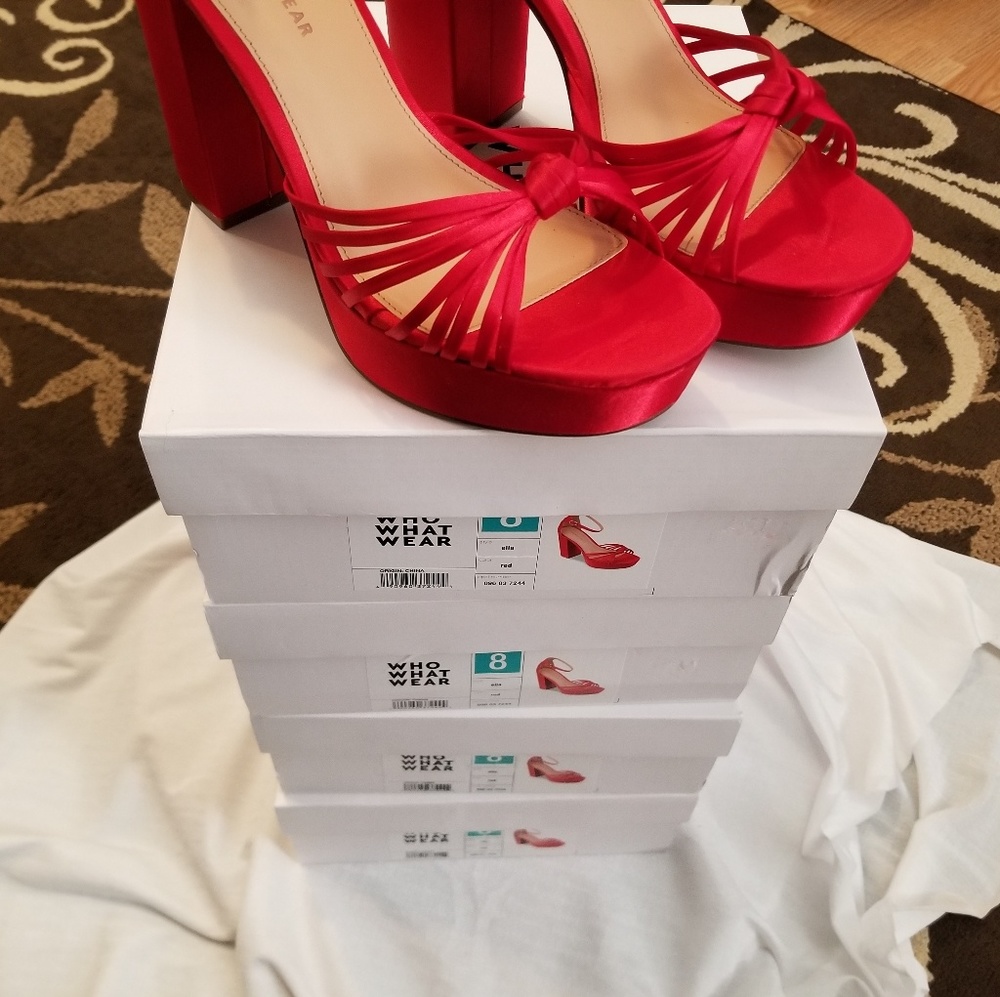 Red Ella Heels - Picture 8 of 8